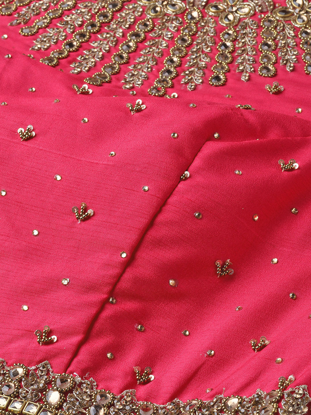 Embroidered Anarkali Kurta Set with Sequinned Dupatta