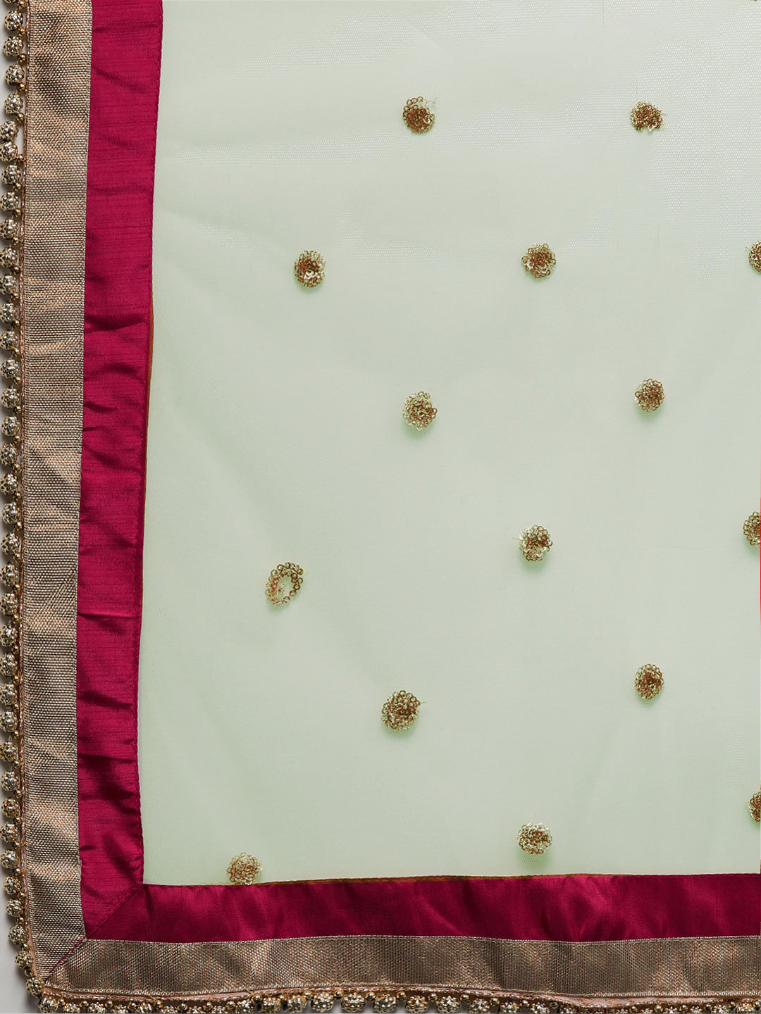 Embroidered Anarkali Kurta Set with Sequinned Dupatta