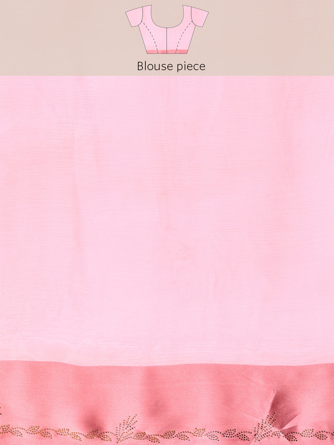 Mauve Pink Crystal Studded Saree with Resham Embroidered Floral motifs