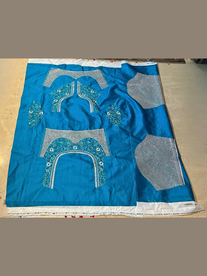 Aqua Blue Elegance Lehenga