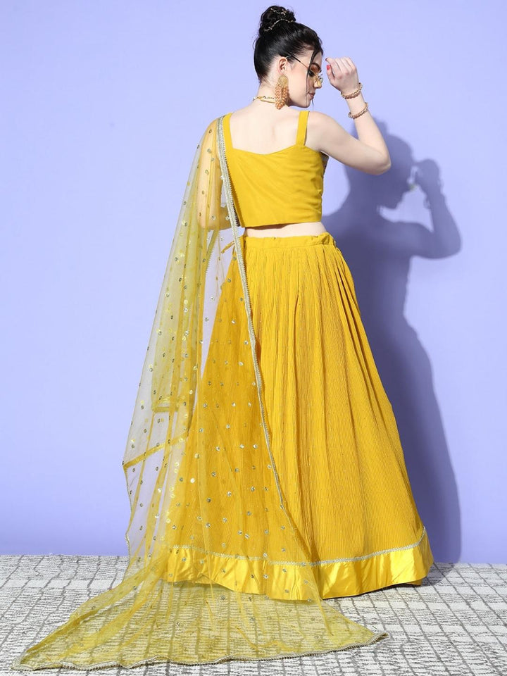 Mirror & Cut Dana Embellished Lehenga Set with Stylish Blouse