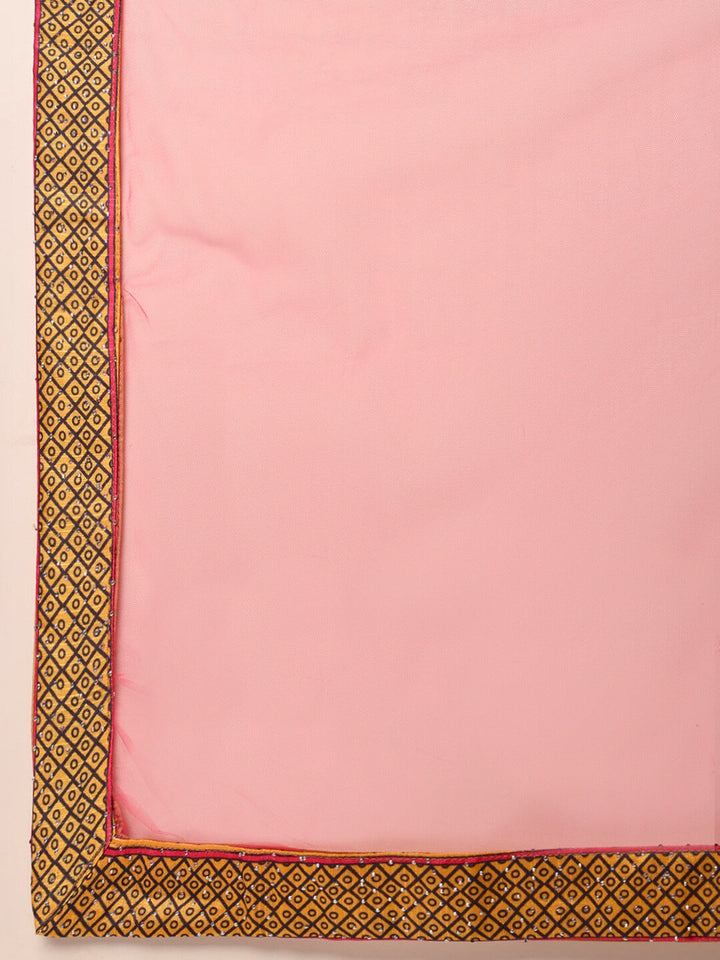 Kalidar Floral Digital Print Lehenga Set