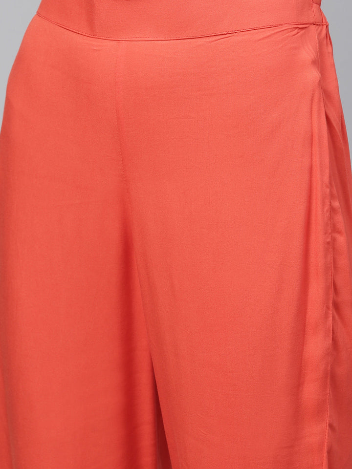 Chanderi Silk Stitched Suit with Digital Handloom & Indie Print with Maheshwari Dupatta