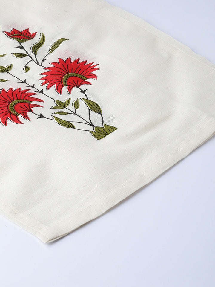Summer Floral Print Kurta Pallazo Set