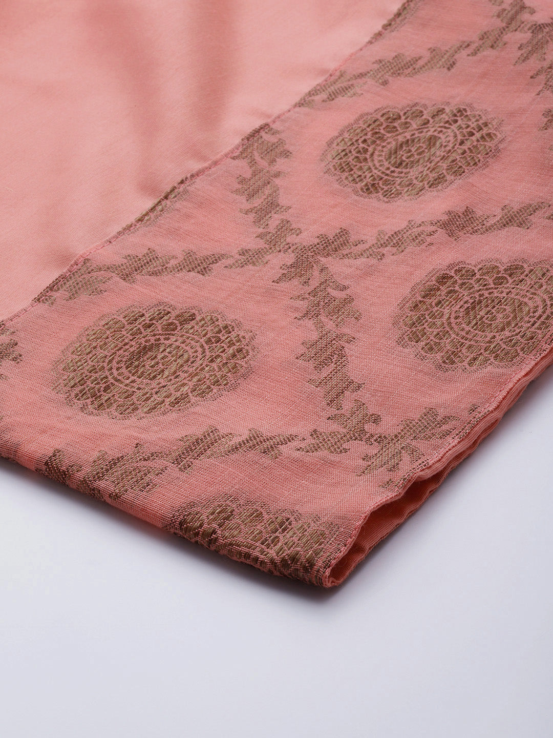 Banarasi Weaves Unstitched Dress Material Set With Handloom Dupatta