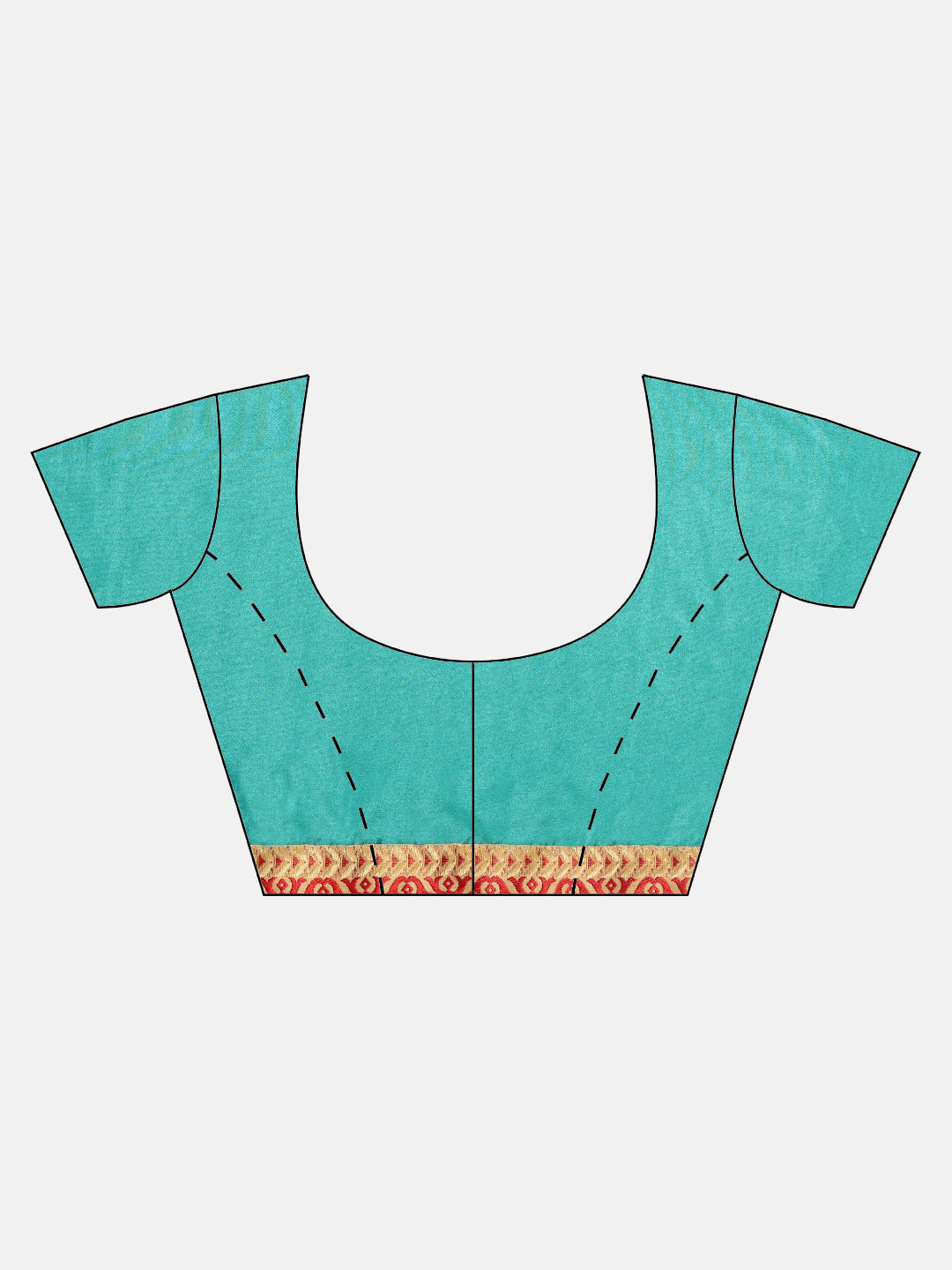 Chiffon Ombre Saree with Resham Embroidered Peacock Motifs