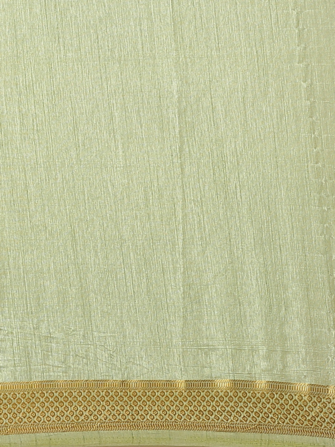 Pastel Handloom Raw Silk Saree with Intricate Zari Woven Border