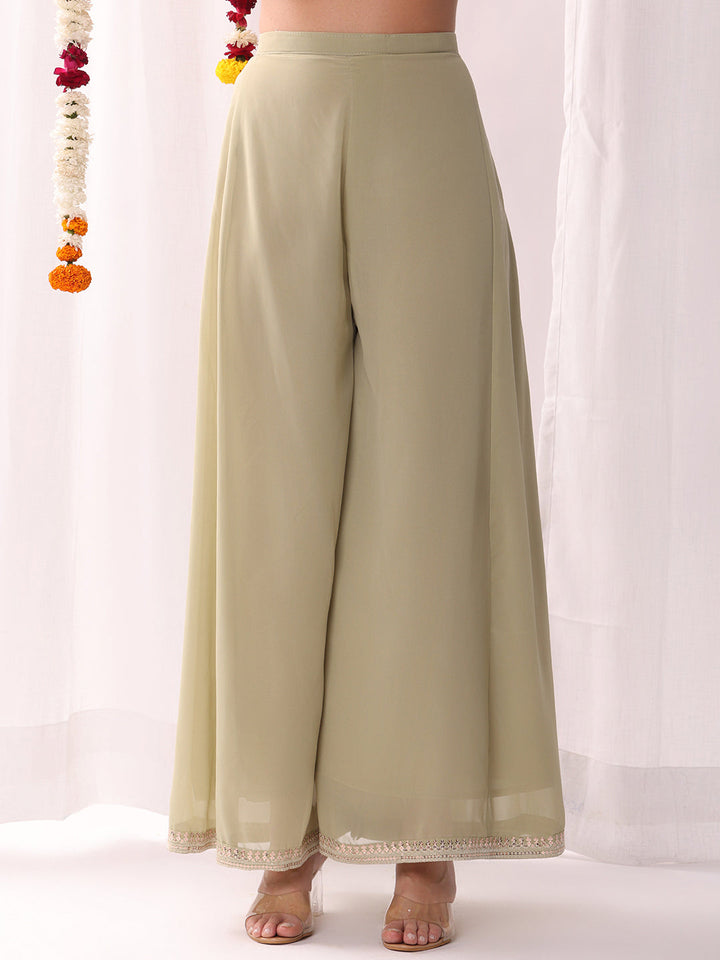 Resham Schiffli Embroidered Co-ord Set