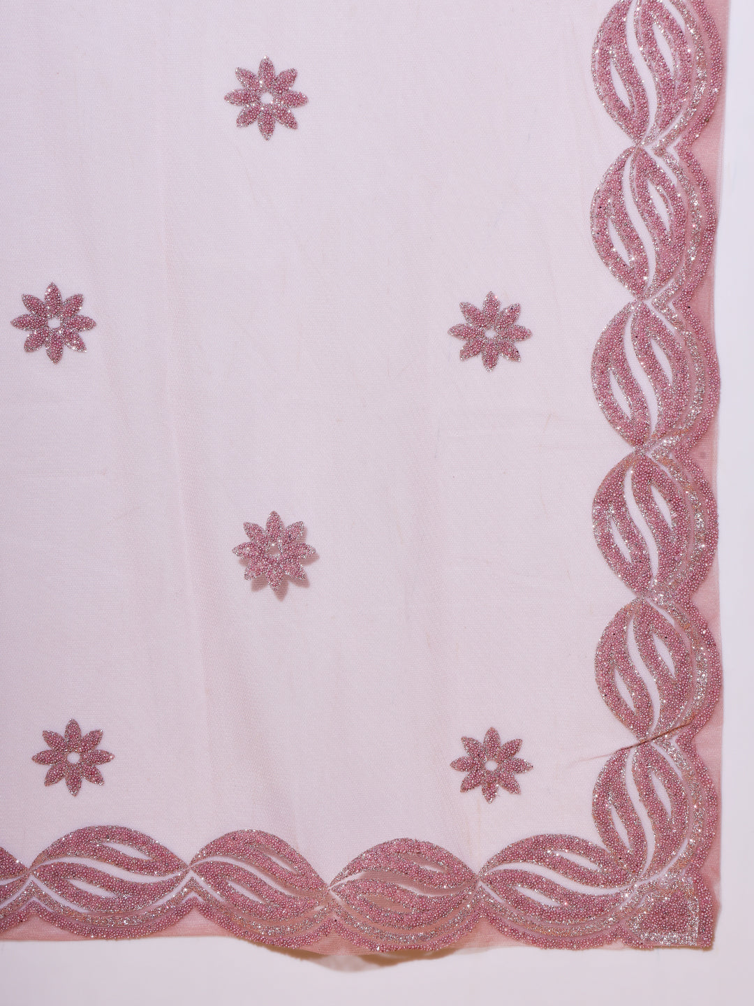 Paisley Pattern Net Lehenga Choli with Embellishment & Dupatta