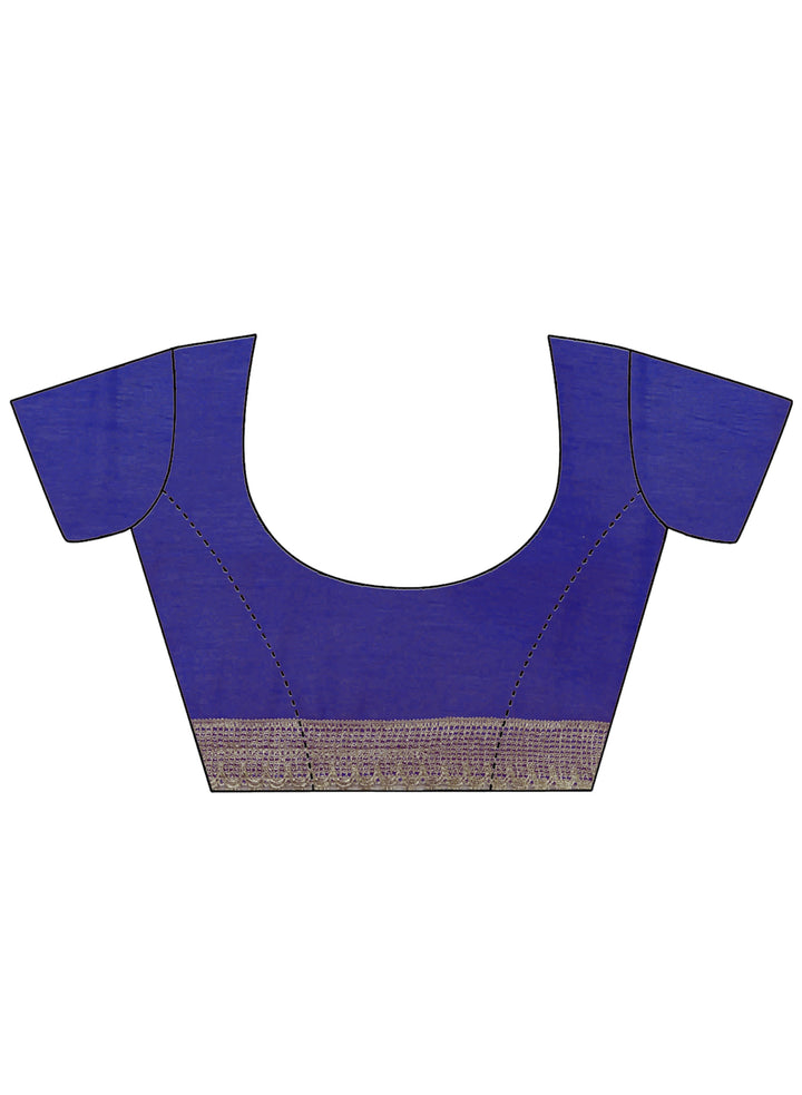 Blue Georgette Embroidered Party Wear Saree