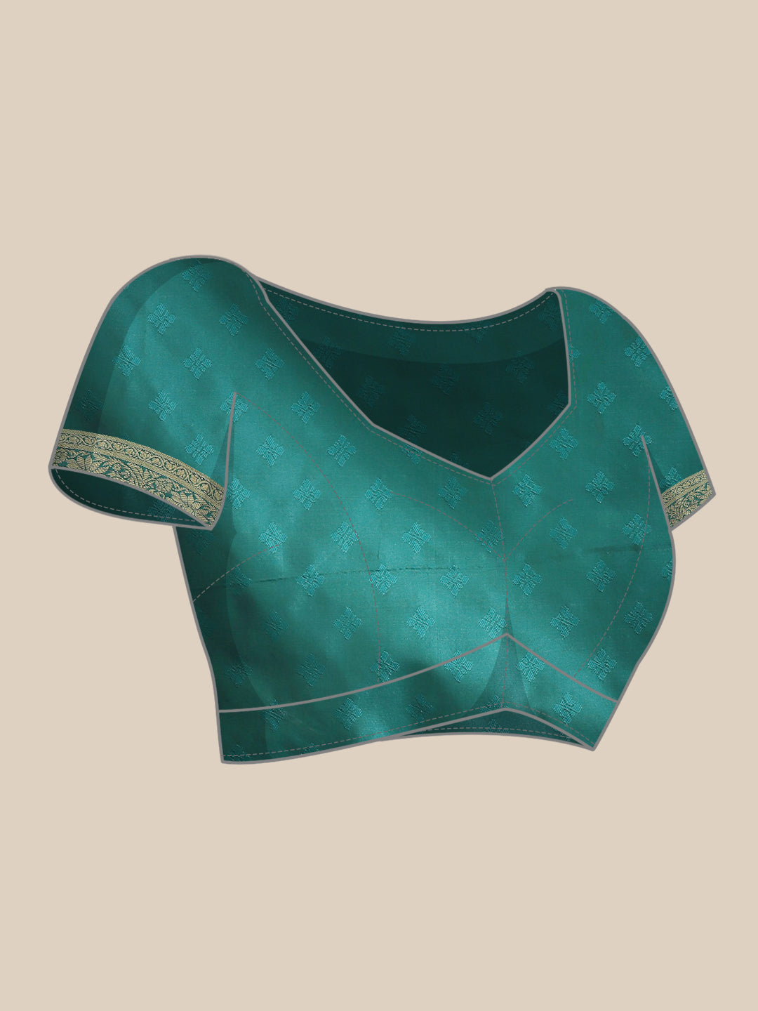Green Silk Meenakari Banarasi Saree Embellished With Resham Weaving