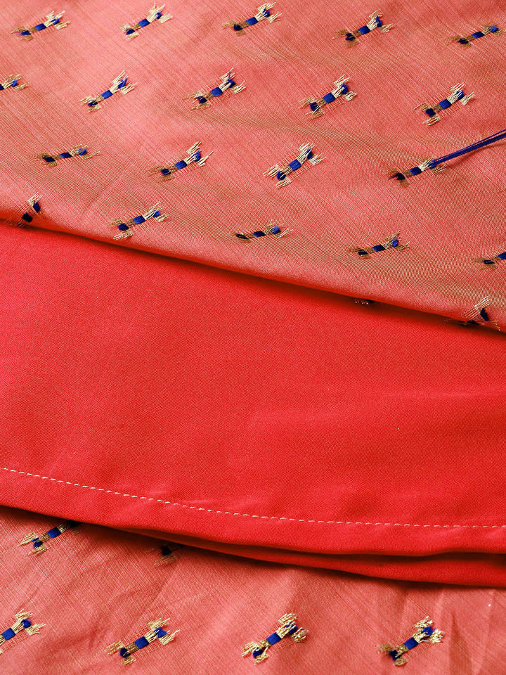 Anarkali Printed Kurta Dress with Bell Sleeves