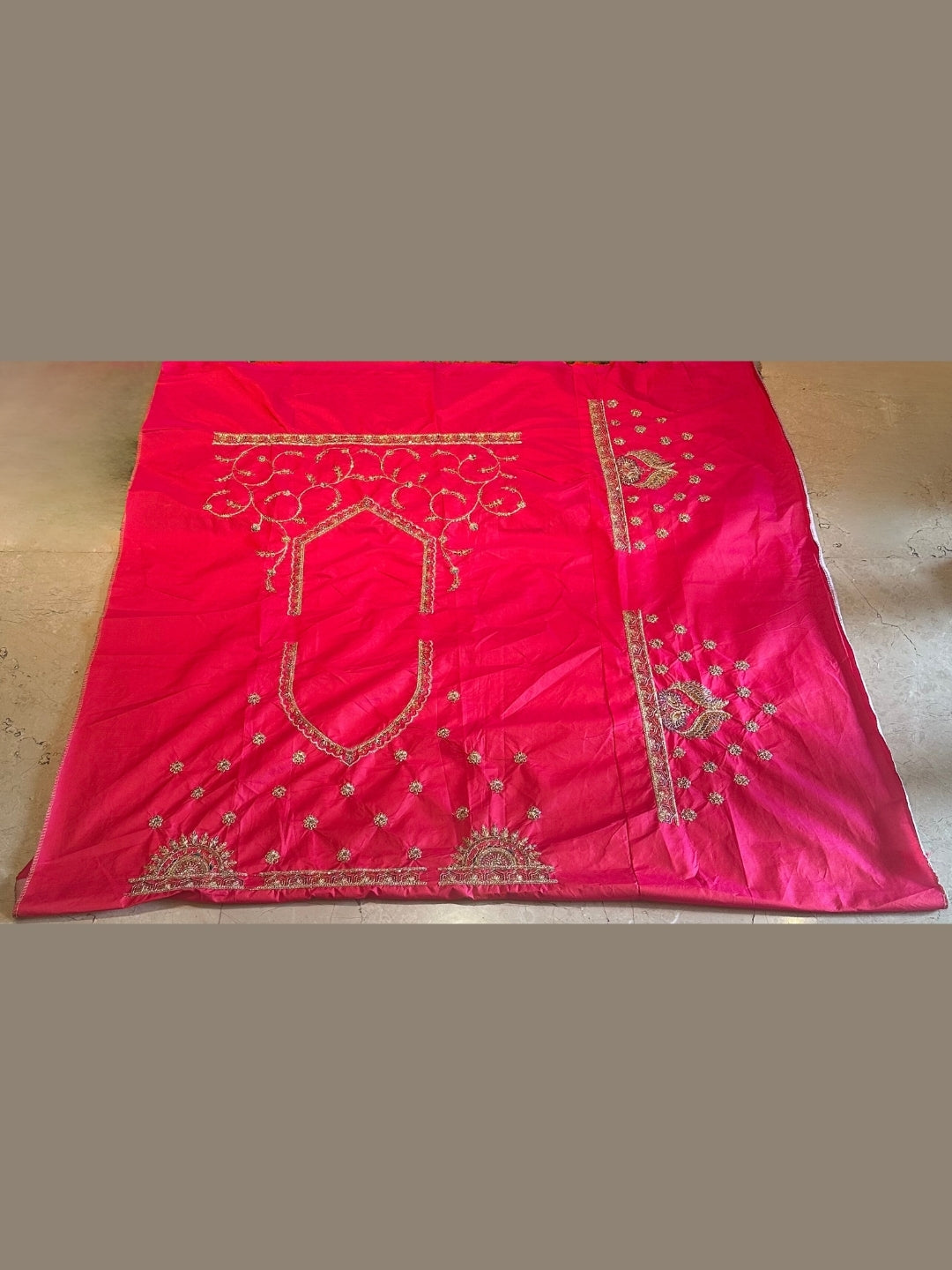 Enchanting Fuchsia Teal Tapestry Lehenga
