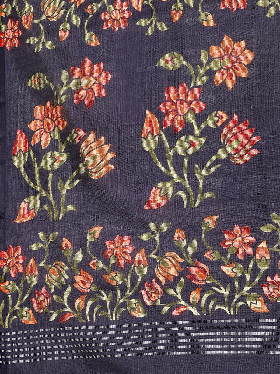 Bhagalpuri Silk Ombre Printed Saree