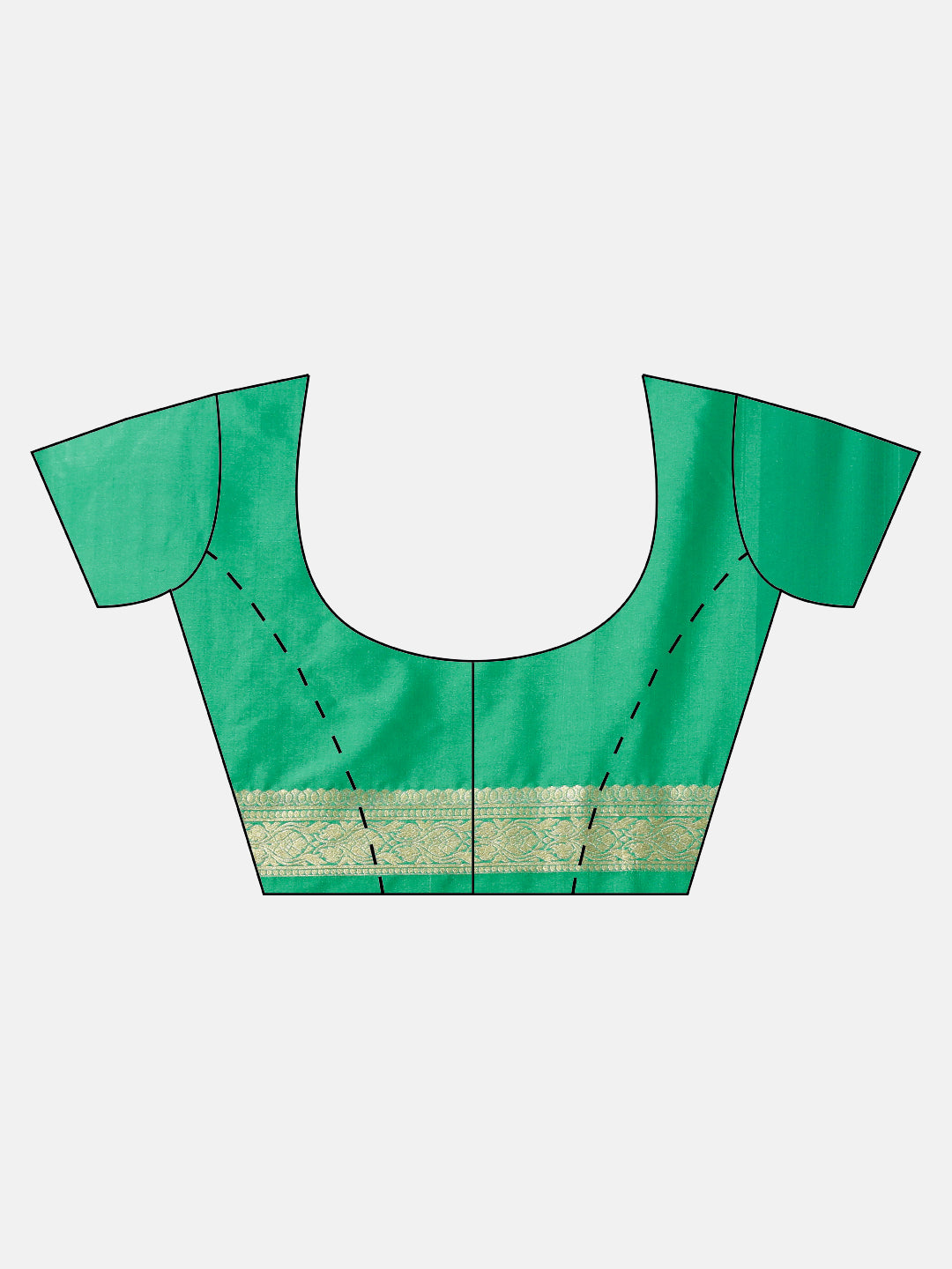 Banarasi Handloom Silk Saree with Botanical Meenakari Pattern