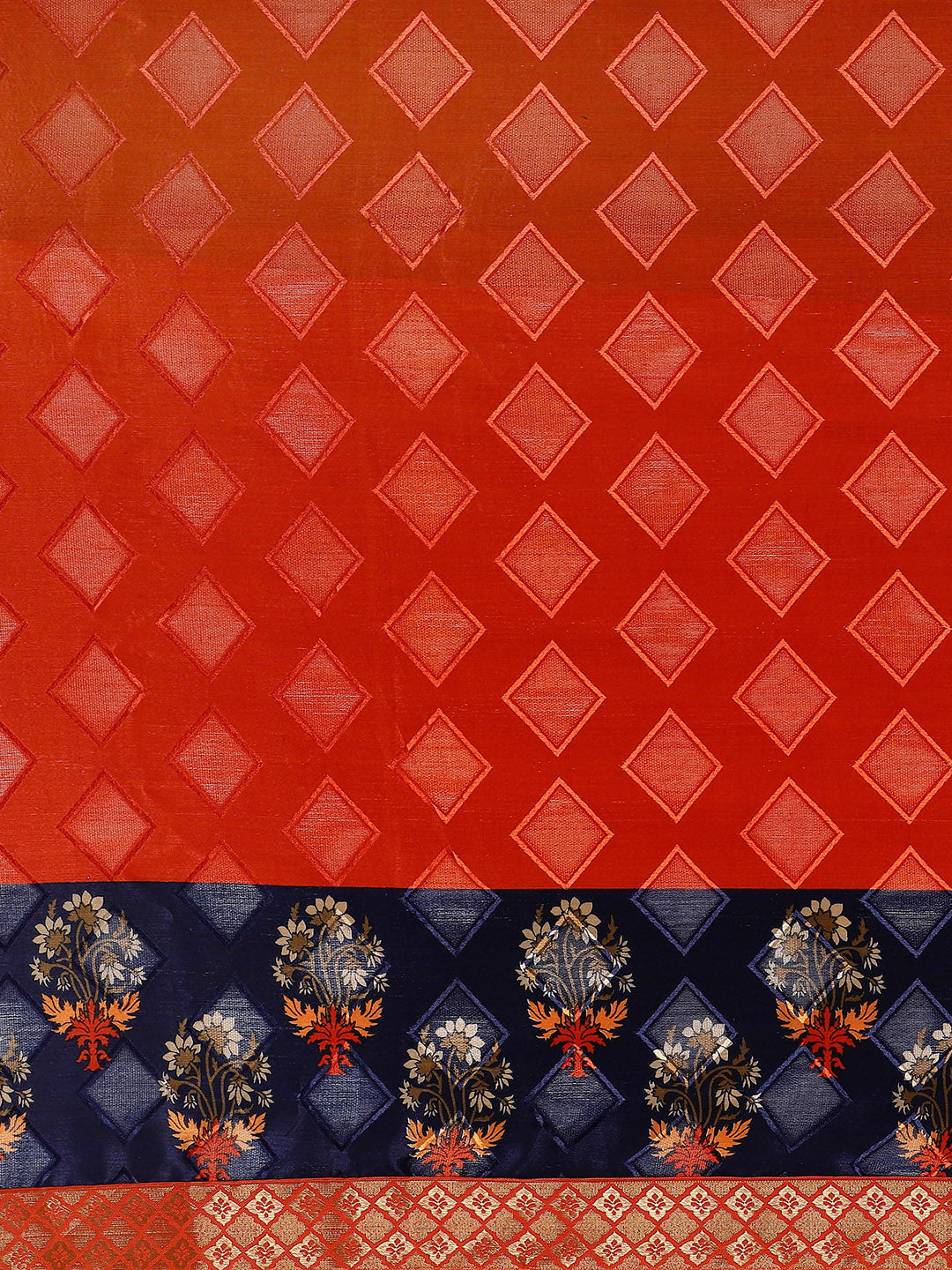 Crepe Printed Saree with Floral Digital print