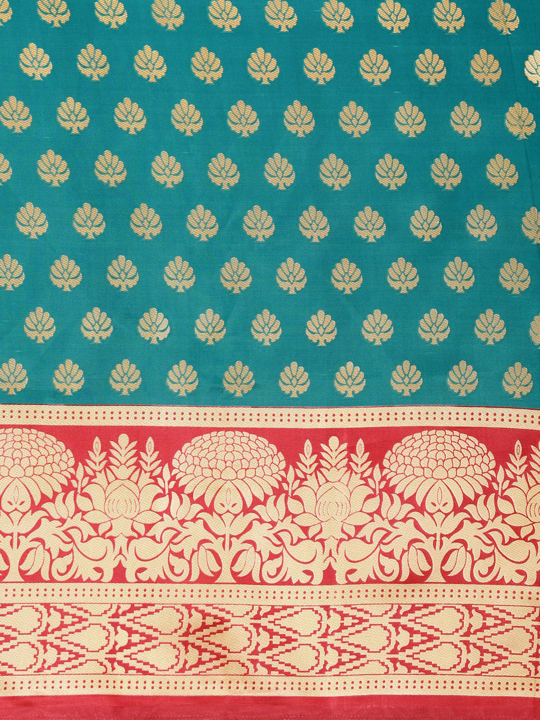 Patola Silk Floral Print Half-And-Half Bhagalpuri Saree