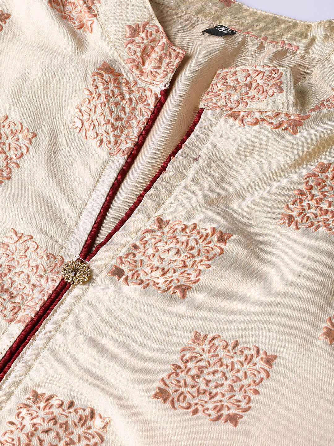 Kurta Pallazo Set with Embossed Rubber Print