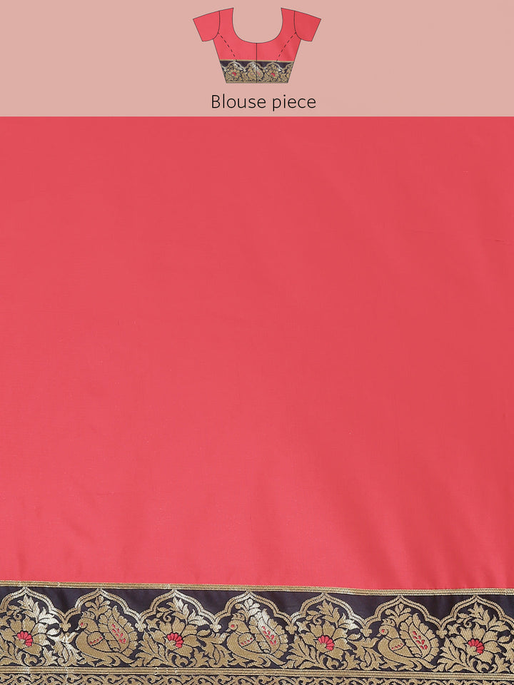 Ombre Resham & Zari weaving Saree with Wedding Procession Doli Motifs