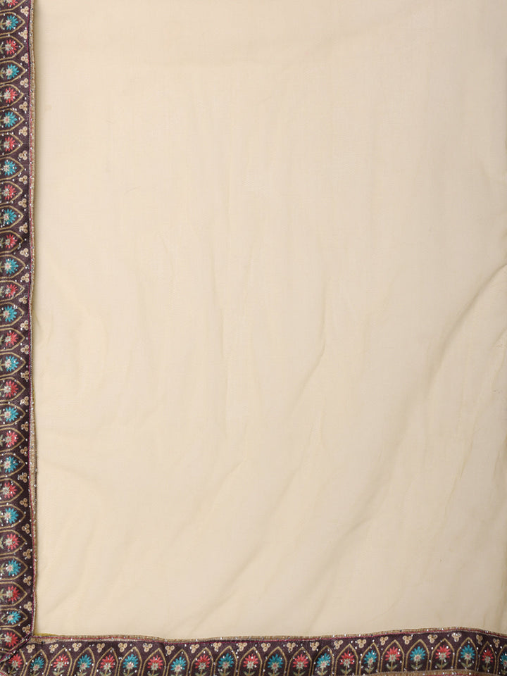 Kalidar Floral Digital Print Lehenga Set