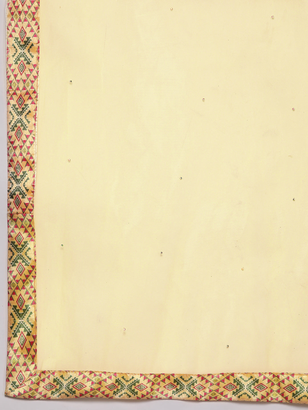 Yellow Embellished Digital Print Anarkali Gown