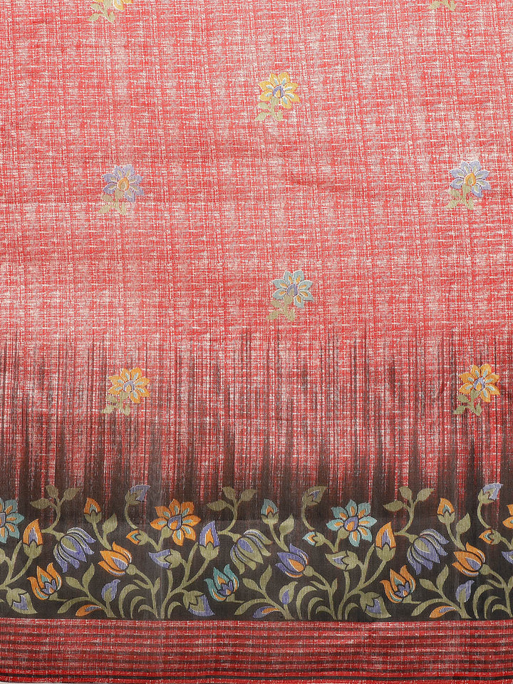 Bhagalpuri Silk Ombre Printed Saree