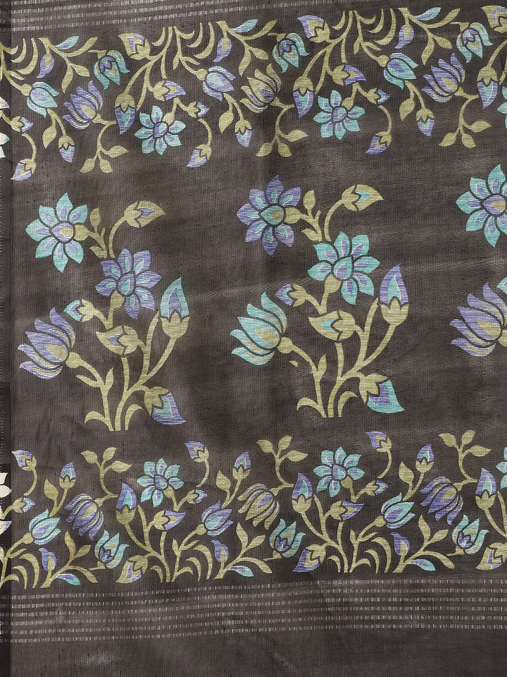 Bhagalpuri Silk Ombre Printed Saree