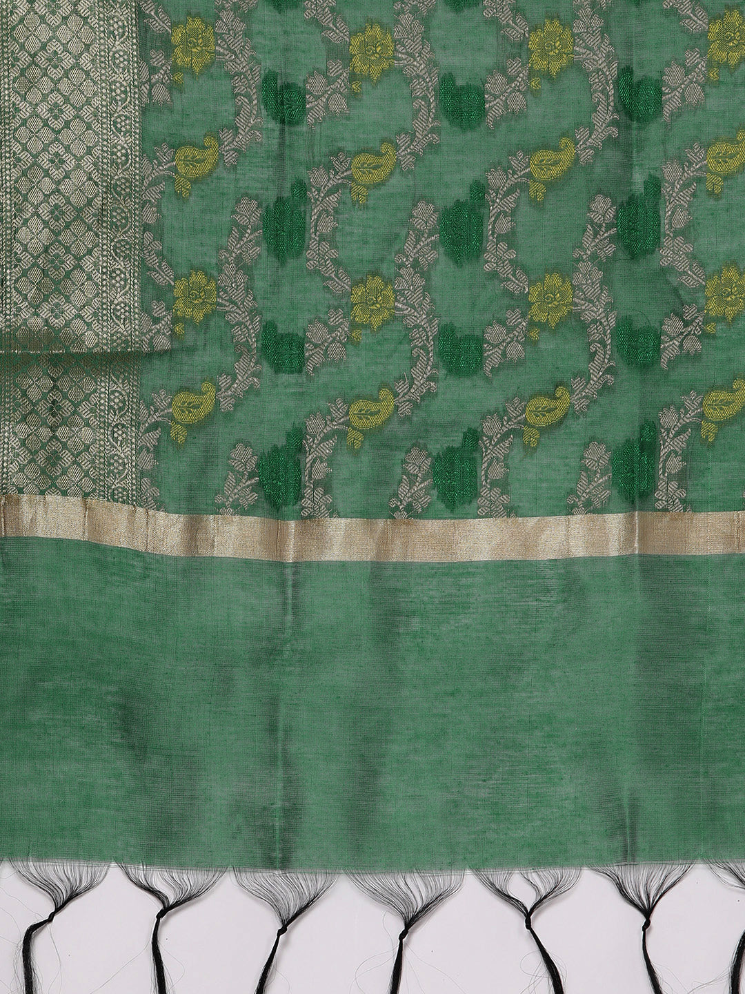 Banarasi Silk Kurta Sharara Set with Resham Weaving
