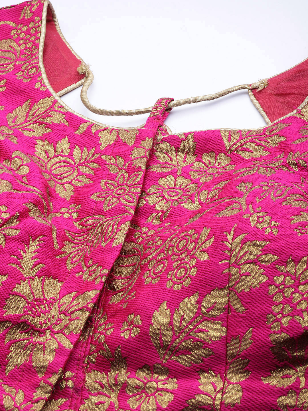Banarasi Silk Lehenga Choli with Zari & Resham Weaving