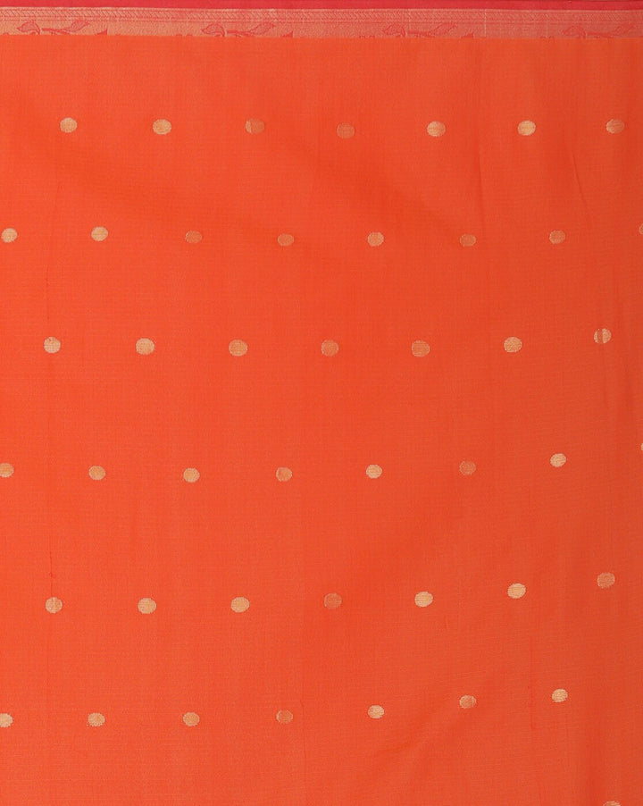 Chanderi Banarasi Silk Saree in Intricate Ethnic Zari Weaving Border Pattern