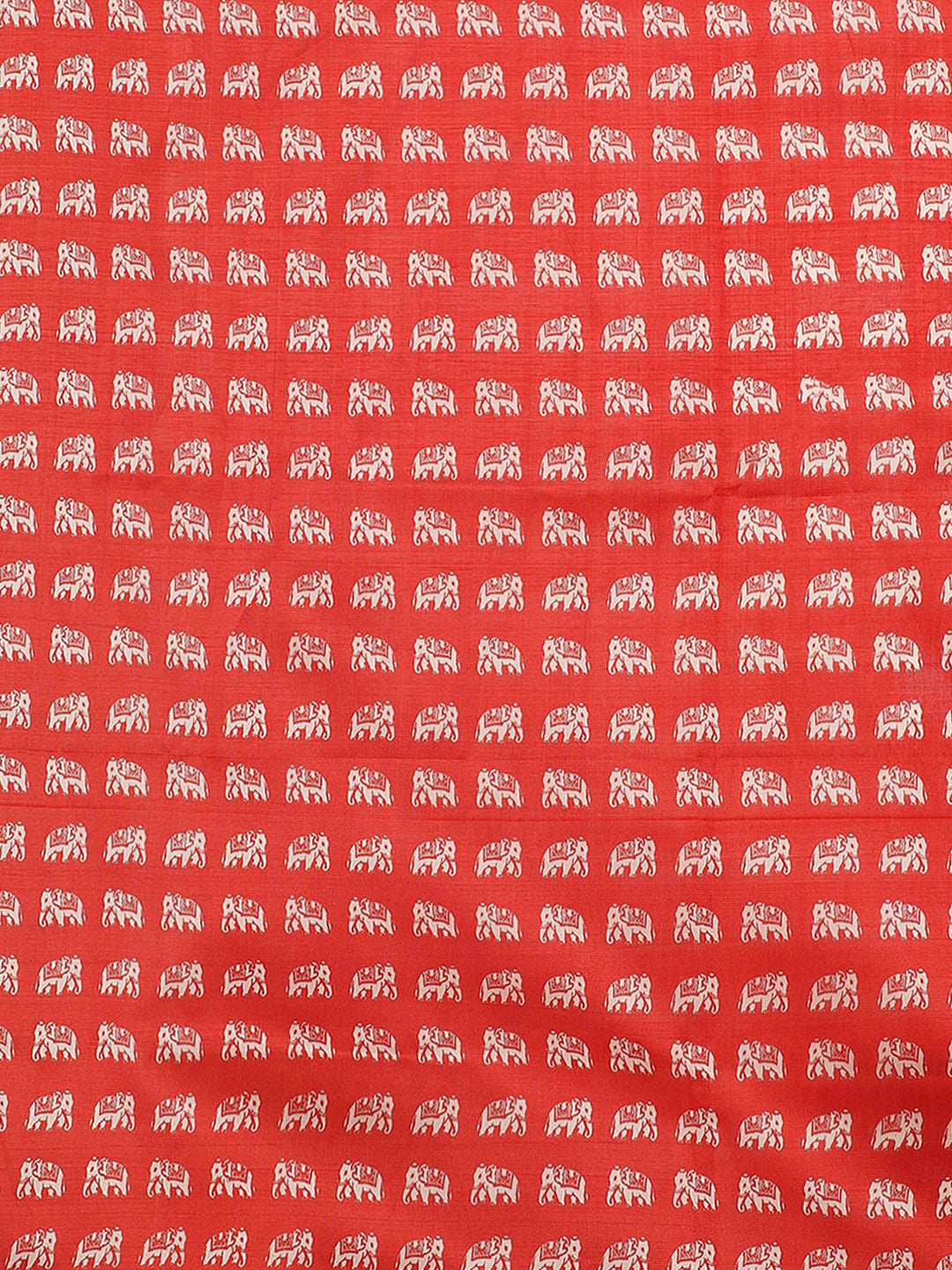 Bhagalpuri Silk Printed Saree with Animal Motifs
