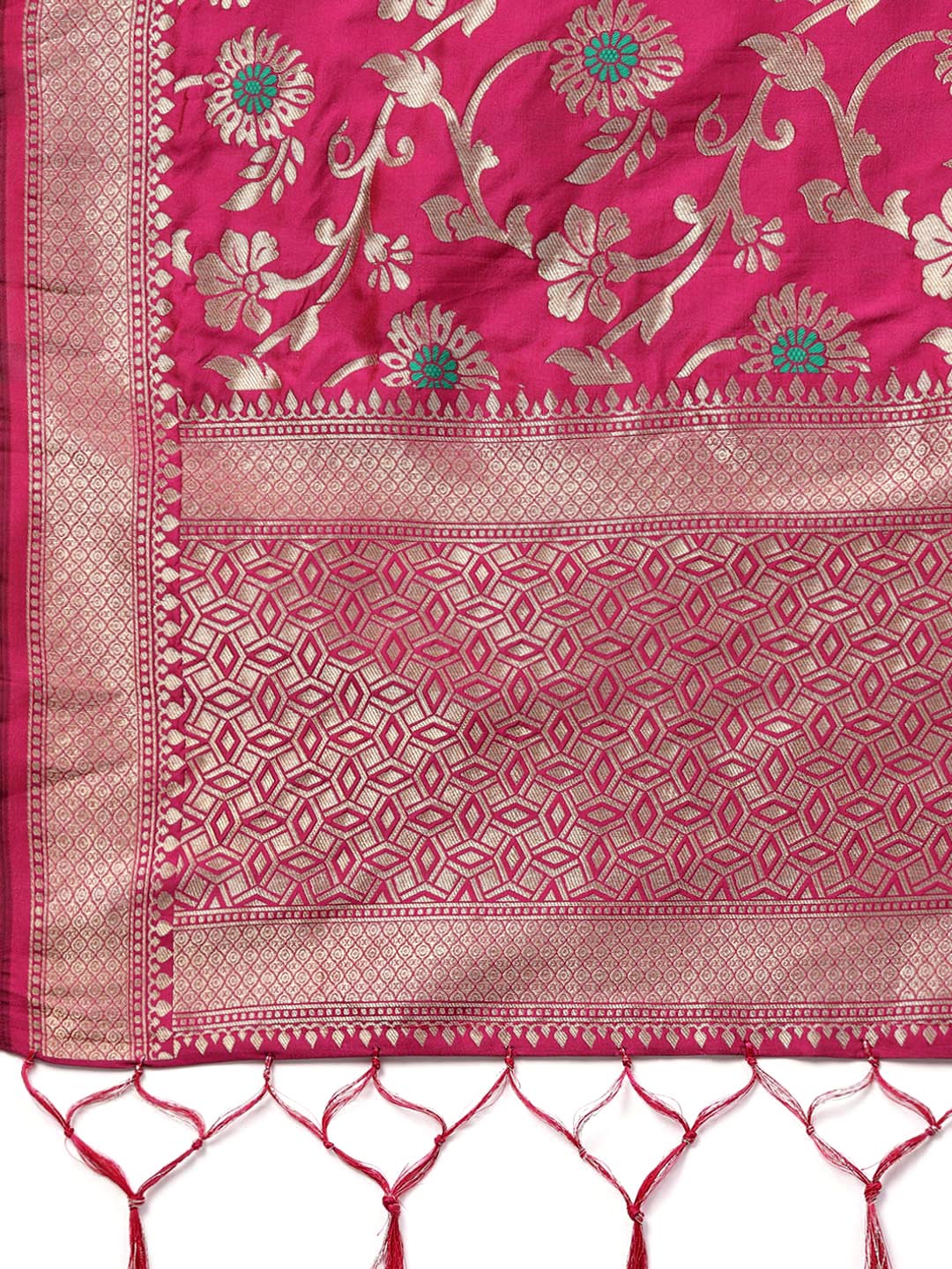 Digital Print Lehenga with Banarasi Dupatta and Embroidered Blouse