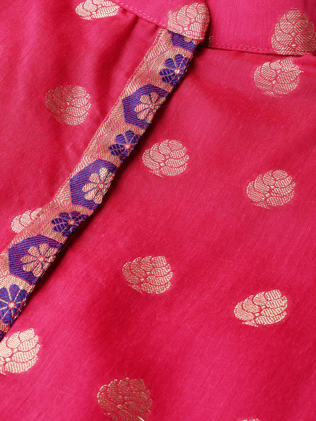 Banarasi Handloom Dress Material with Zari Resham Weaving