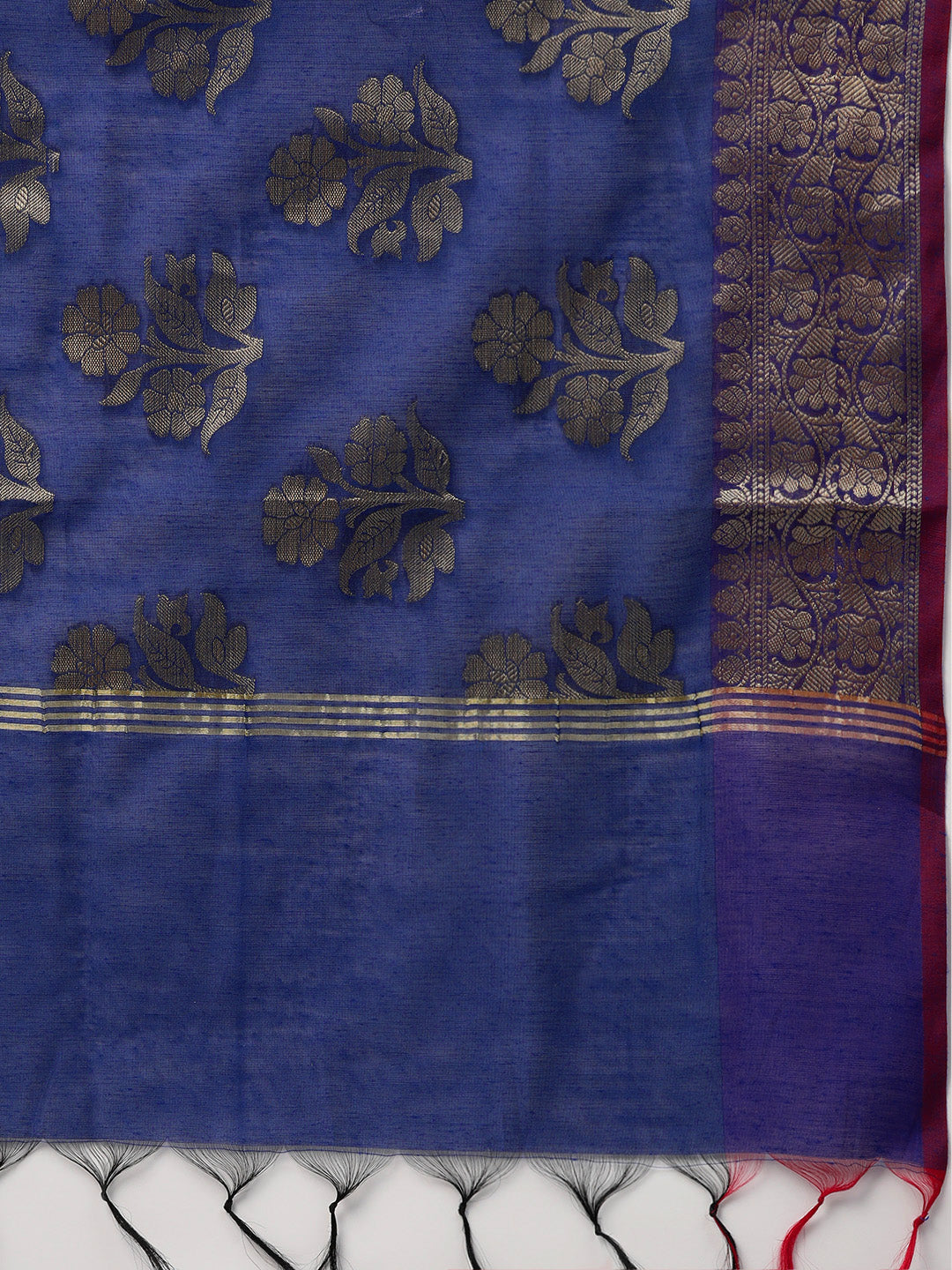 Banarasi Handloom Dress Material with Zari Resham Weaving