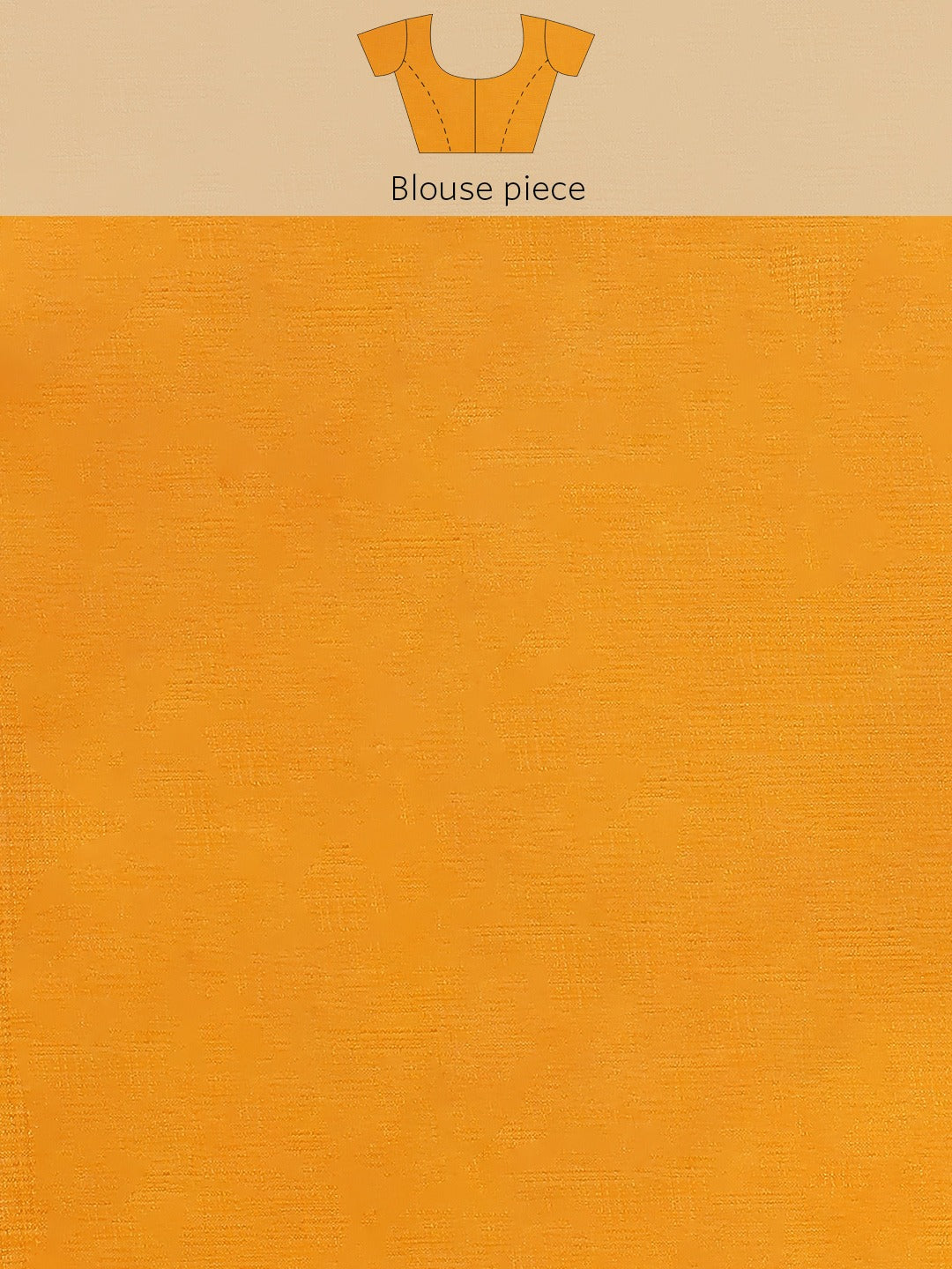 Mustard Banarasi Silk  Saree with Resham Embroidery  & Brocade Border