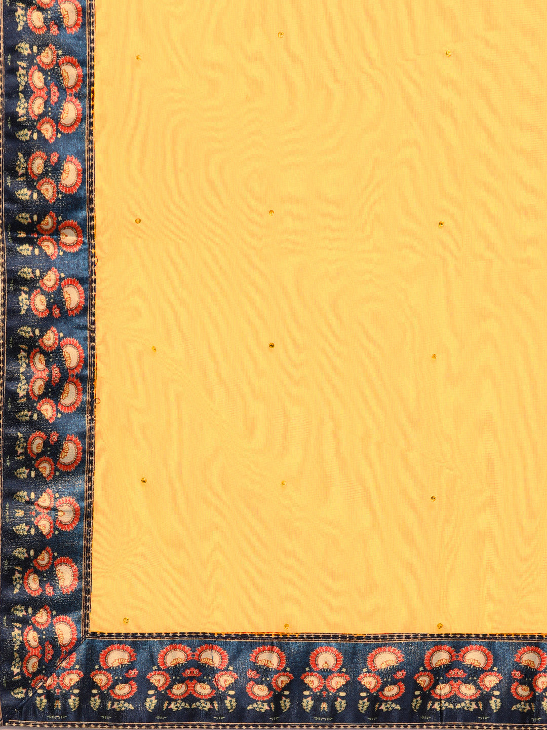 Semi-stitched Digital Print Lehenga Set
