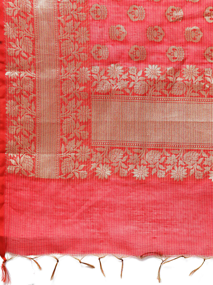 Banarasi Handloom Dress Material with Zari Resham Weaving