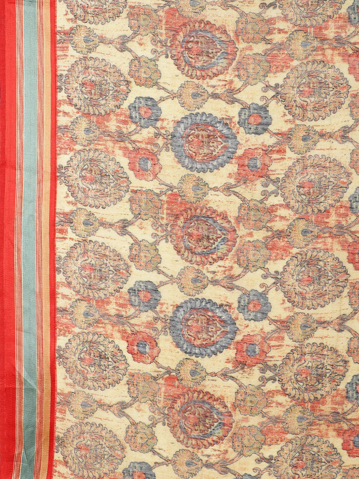 Bohemian Jute Cotton Silk Saree