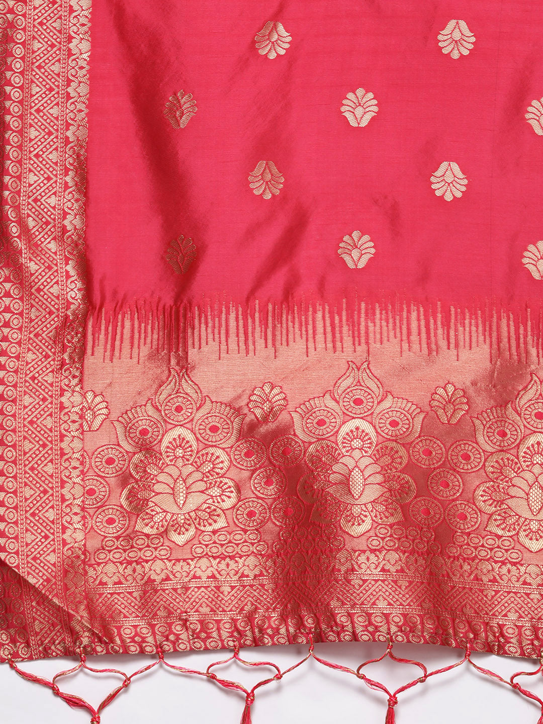 Grey Banarasi Brocade Silk Lehenga with Zari & Resham Weaving