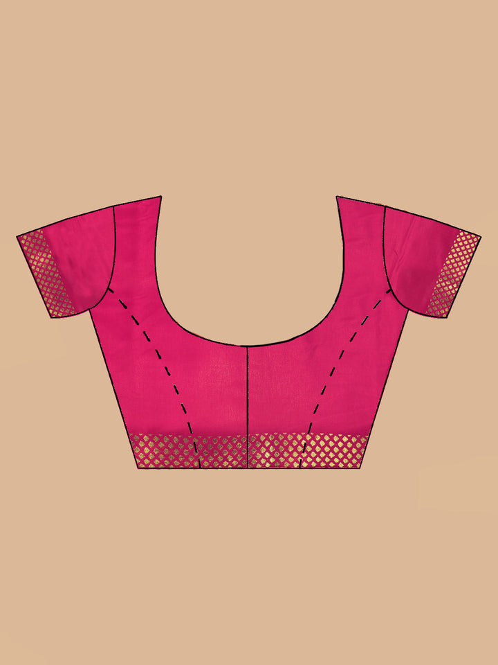 Traditional Handloom Banarasi saree with Intricate Zari Weaving