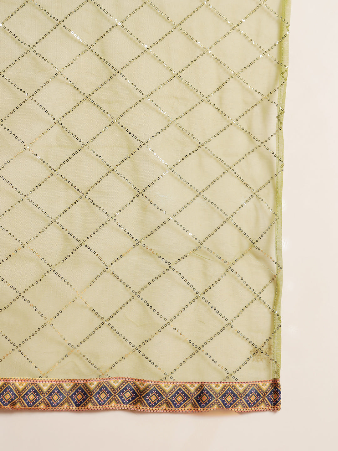 Chhabra 555 Multicolor Ombre Bandhani Lehenga with Embellished Tasseled Choli & Sequinned Dupatta