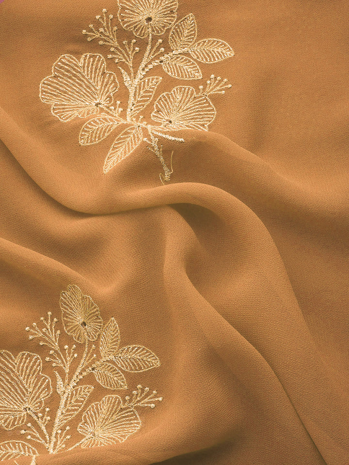 Aari Resham Embroidered Georgette saree
