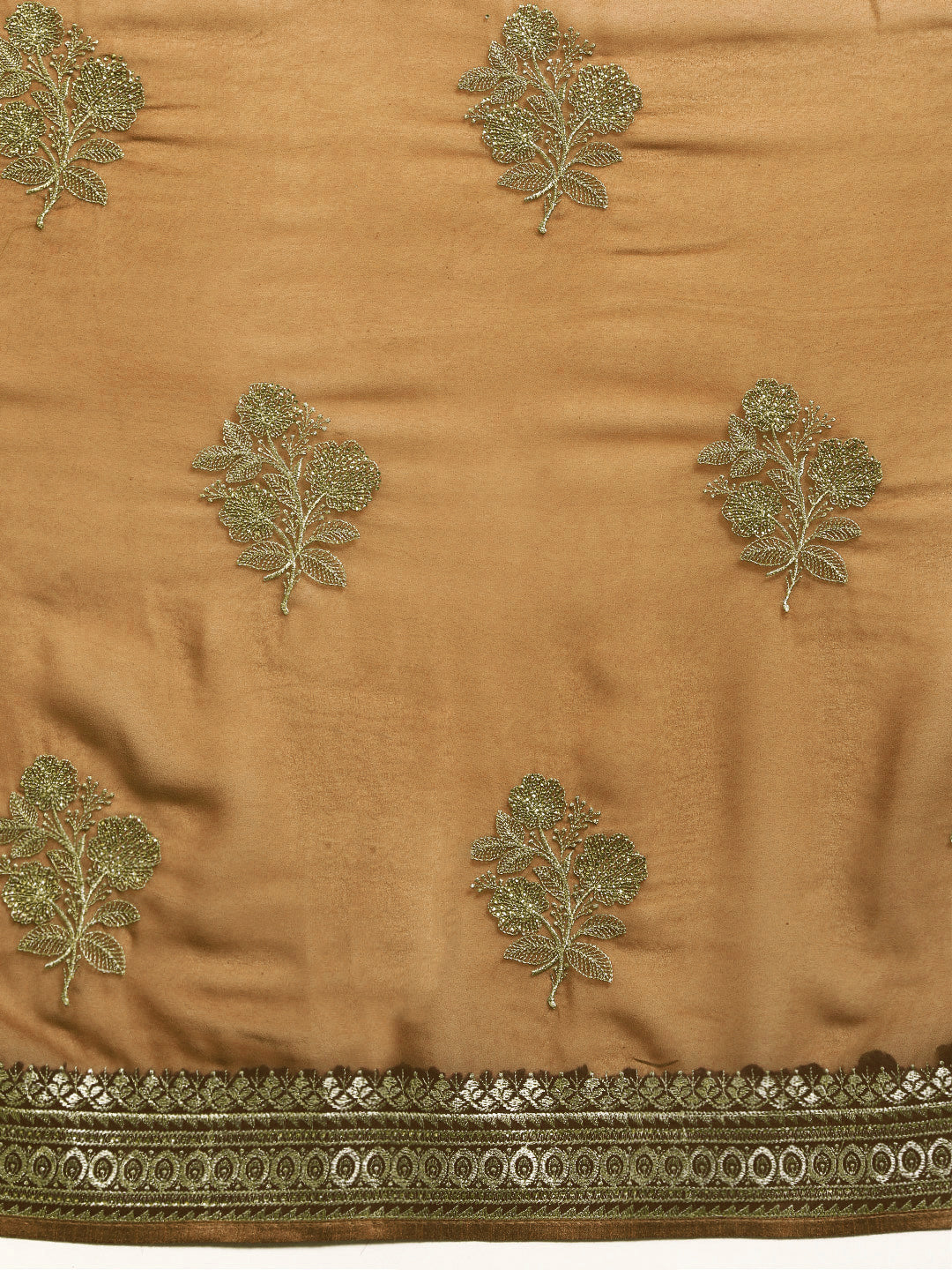 Aari Resham Embroidered Georgette saree
