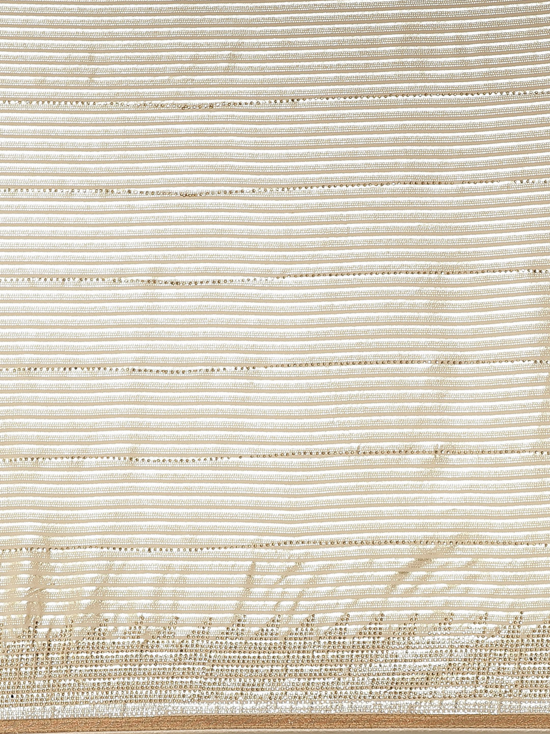 Golden Shimmer Georgette Cocktail Saree with Foil Print & Heavy Swarovski Work