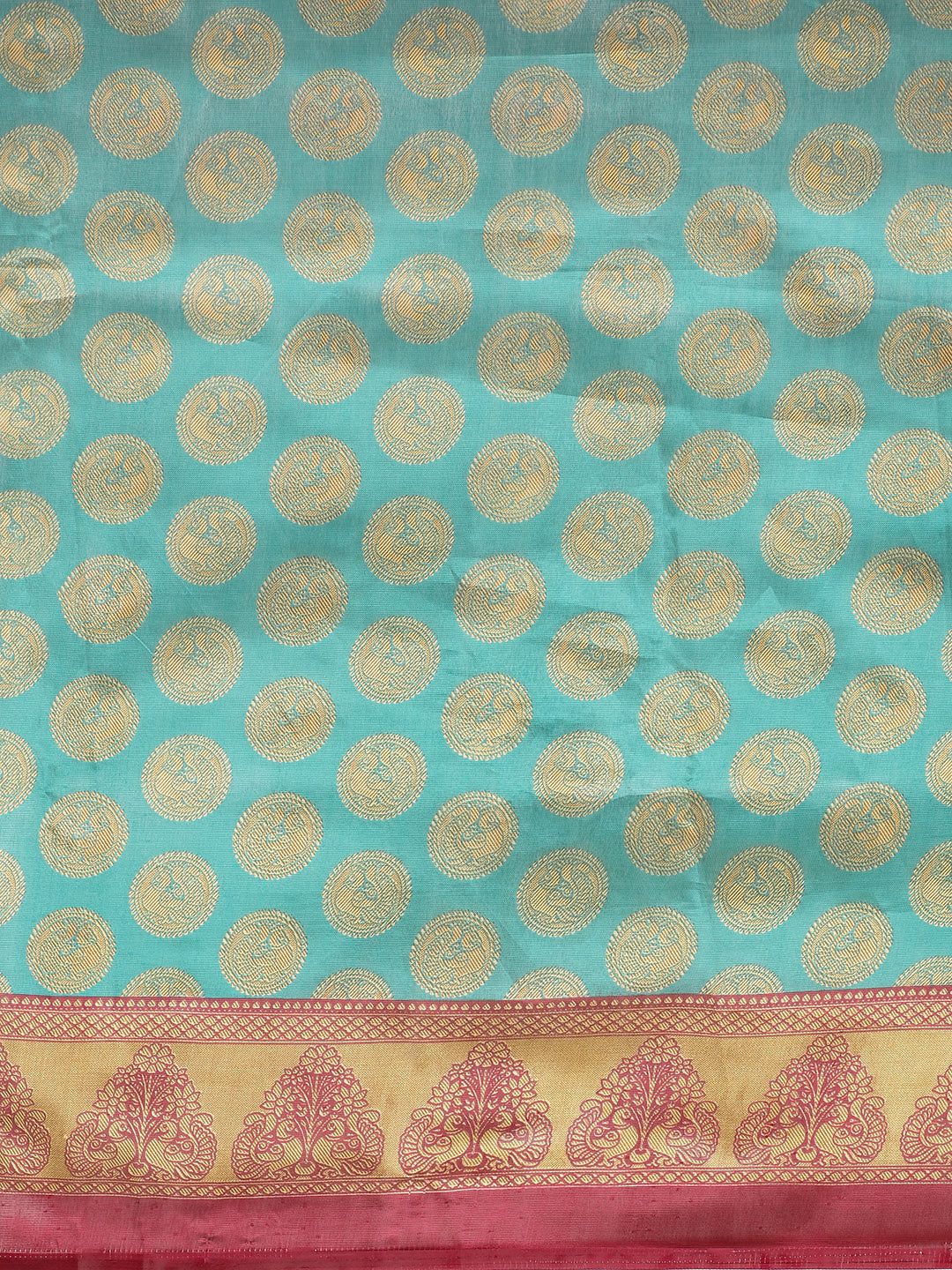 Bhagalpuri Silk Printed Saree with Animal Motifs