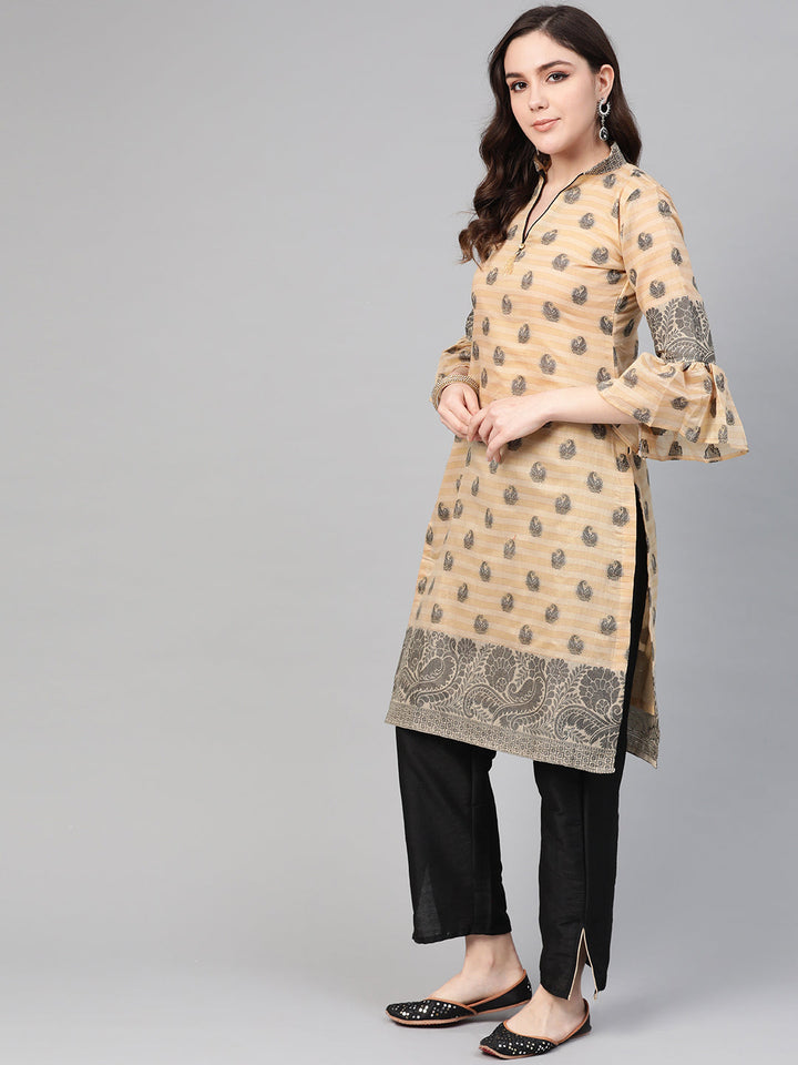 Banarasi Handloom Dress Material with Zari Resham Weaving