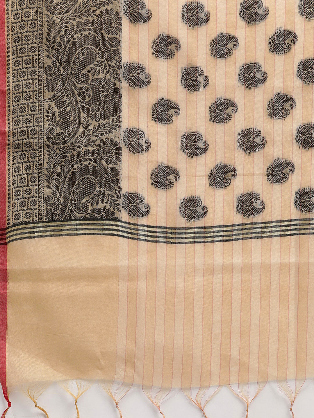 Banarasi Handloom Dress Material with Zari Resham Weaving