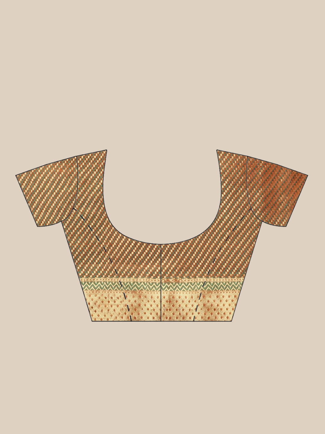 Banarasi Heritage of India Saree with Gold Zari &  Resham Weaving in Geometrical Pattern