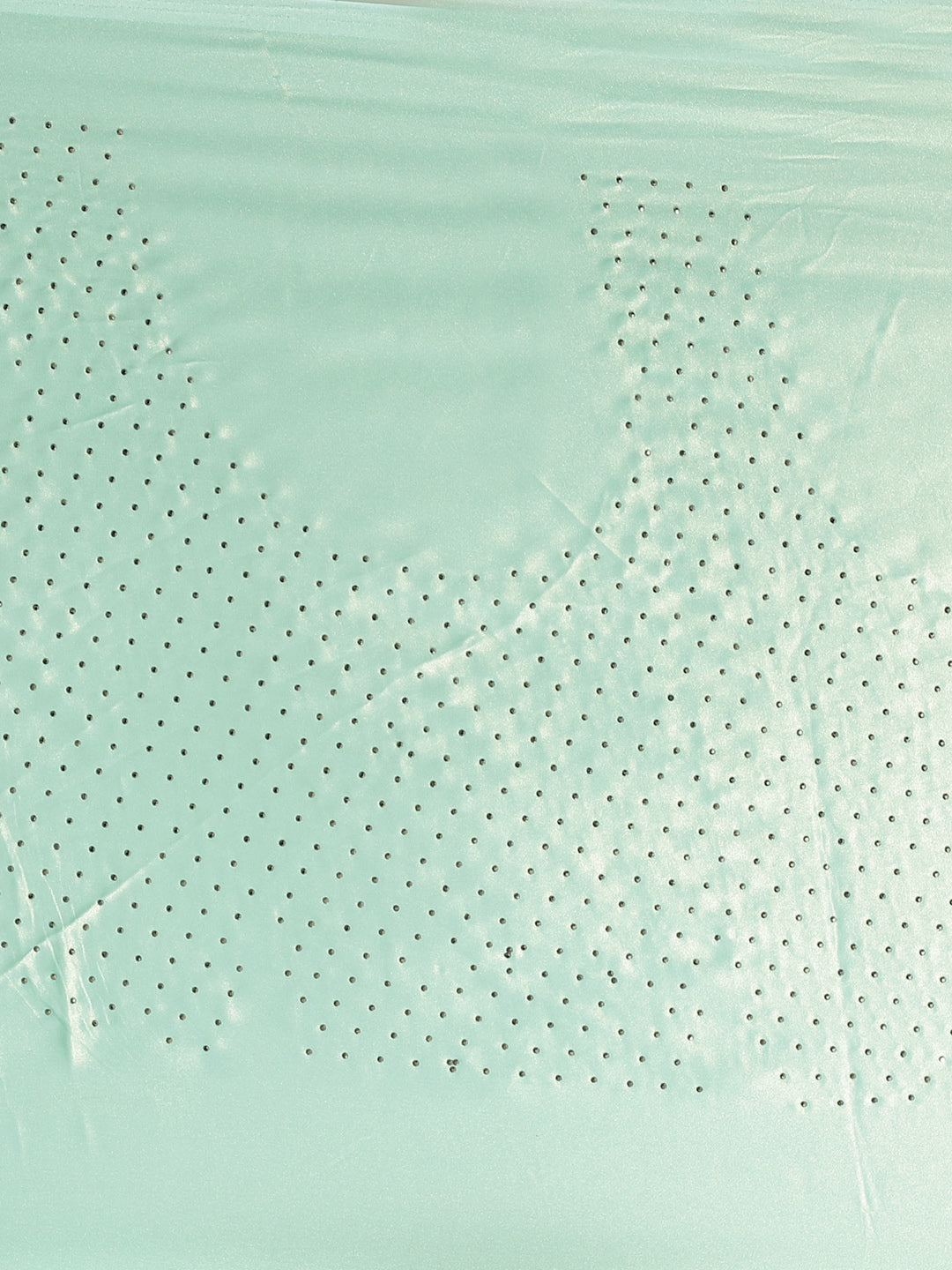 Pastel Ombre Satin Cocktail Saree with Crystal Embellishments in a Floral Pattern