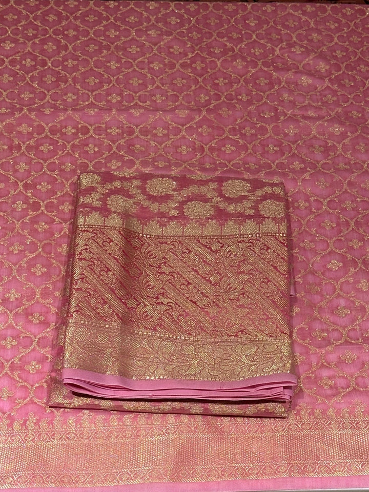Pink Woven Elegant Suit